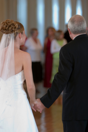 Father of the bride plays a key role in his daughters wedding day