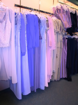 Check stock availability from special occasion clothing stores